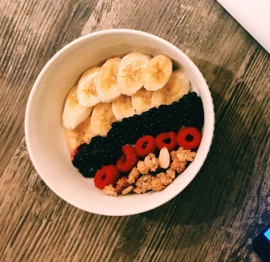 Oats and Cinnamon Fruit Bowl